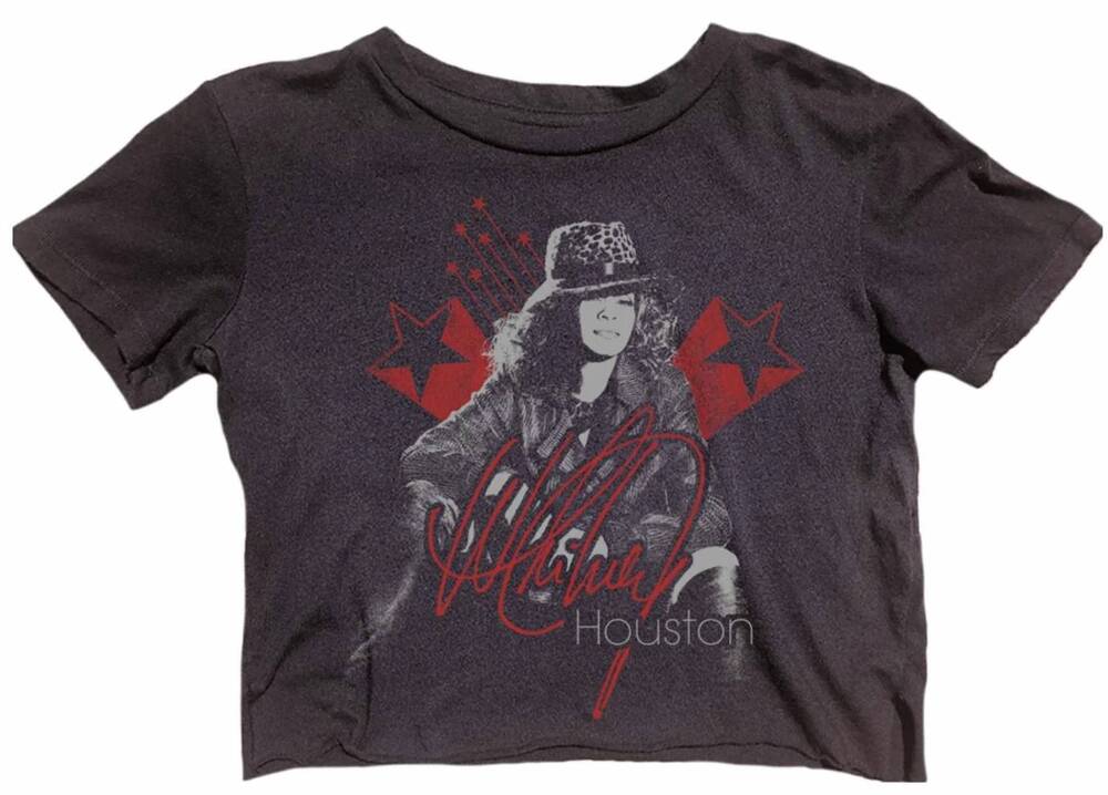 NEW ROWDY SPROUT kid's whitney boxy short sleeve crop tee in grey